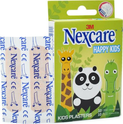 3M Nexcare Happy Kids Plasters with Animals 20pcs